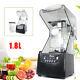 110v 2600w Heavy-duty Commercial Blender With Shield Quiet Sound Enclosure 1.8l
