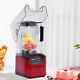 110v Commercial Smoothie Blender Fruit Juicer Mixer Mixing With Soundproof Cover