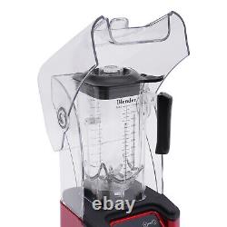 110V Commercial Smoothie Blender Fruit Juicer Mixer Mixing with Soundproof Cover