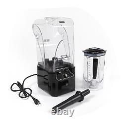110v Commercial Soundproof Blender Smoothie Maker Fruit Juicer Mixer Ice Crusher