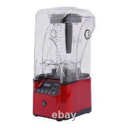 2200W 2.2L Commercial Soundproof Cover Blender Fruit Juicer Smoothie Mixer Quiet