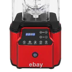 2200W Commercial Professional Blender With Shield Quiet Sound Enclosure Timer