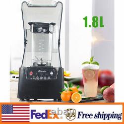 2600W Commercial Soundproof Smoothie Blender Machine Fruit Juicer Maker Mixer