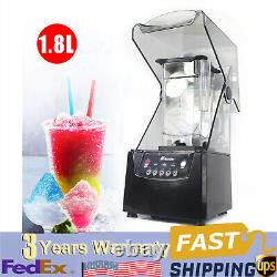 2600W Commercial Soundproof Smoothie Blender Machine Fruit Juicer Maker Mixer