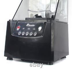 2600W Heavy-duty Commercial Blender With Shield Quiet Sound Enclosure 1.8L 110V