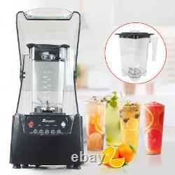 2600W Heavy-duty Commercial Blender With Shield Quiet Sound Enclosure 1.8L 110V