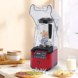 2.2L Blender Fruit Juicer Maker Smoothie Mixer with Soundproof Cover Commercial