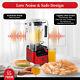 2.2l Commercial Blender Fruit Juicer Smoothie Maker Mixer+timer+soundproof Cover