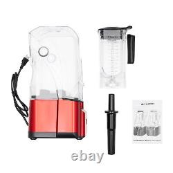 2.2L Commercial Blender Fruit Juicer Smoothie Maker Mixer+Timer+Soundproof Cover