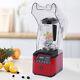 2.2l Commercial Blender Fruit Juicer Smoothie Maker Mixer With Soundproof Cover