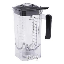 2.2L Commercial Smoothie Mixer Machine Soundproof Cover Countertop Blender 2200W
