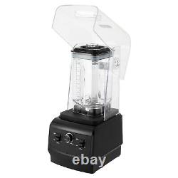 Black Quiet Stainless Steel Commercial Blenders Soundproof Smoothie Juicers