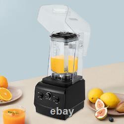 Black Quiet Stainless Steel Commercial Blenders Soundproof Smoothie Juicers