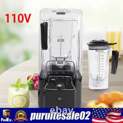 Commercial 2.2L Blender Soundproof Smoothie Fruit Juicer Maker Mixing Machine