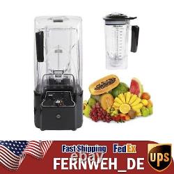 Commercial Professional Blender Fruit Juicer Smoothie Maker Mixer With Soundproof