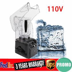 Commercial Professional Blender Fruit Juicer Smoothie Maker Mixer With Soundproof