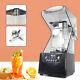 Commercial Soundproof Cover Smoothie Machine Blender Smoothie Maker 2600w Black