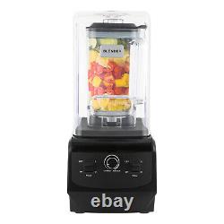 Noiceless Commercial Blenders Soundproof Smoothie Juicers Black 2.2L Durable