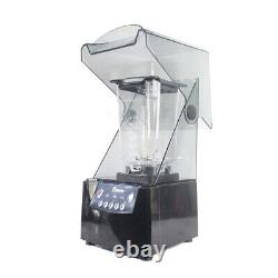 1,8 L 2600 W Mixeur à smoothie commercial insonorisé, machine à jus, broyeur à glace et mélangeur.