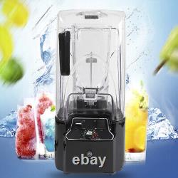 Housse insonorisée pour mélangeur de fruits commercial Juicer Ice Crusher Smoothie Blender Black