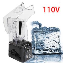 Housse insonorisée pour mélangeur de fruits commercial Juicer Ice Crusher Smoothie Blender Black