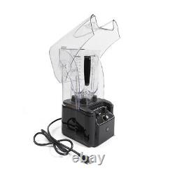 Housse insonorisée pour mélangeur de fruits commercial Juicer Ice Crusher Smoothie Blender Black