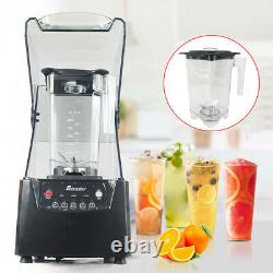 Machine à smoothie commerciale insonorisée de 2600W avec presse-fruits et mixeur