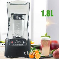 Machine à smoothie commerciale insonorisée de 2600W avec presse-fruits et mixeur