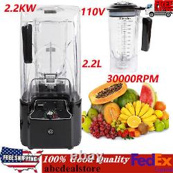 Mélangeur commercial de smoothie insonorisé de 2,2 L pour fruits et jus de fruits